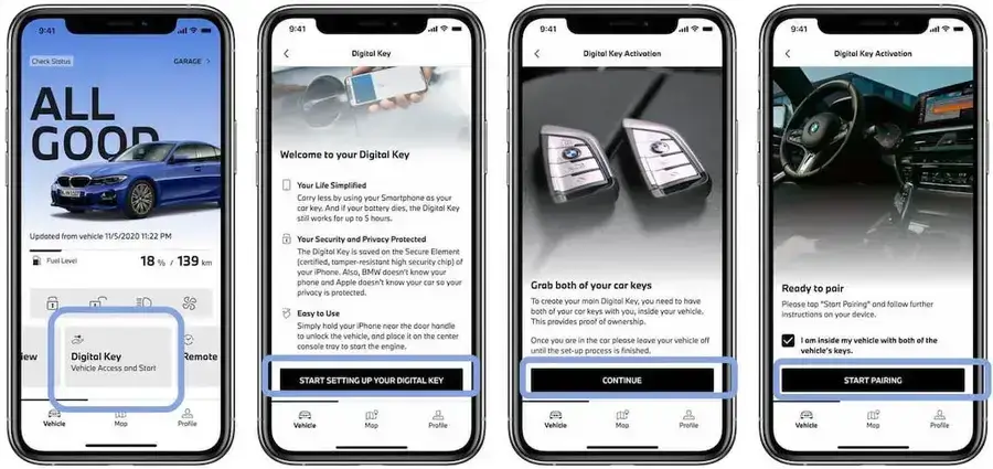 bmw digital key plus compatible cars